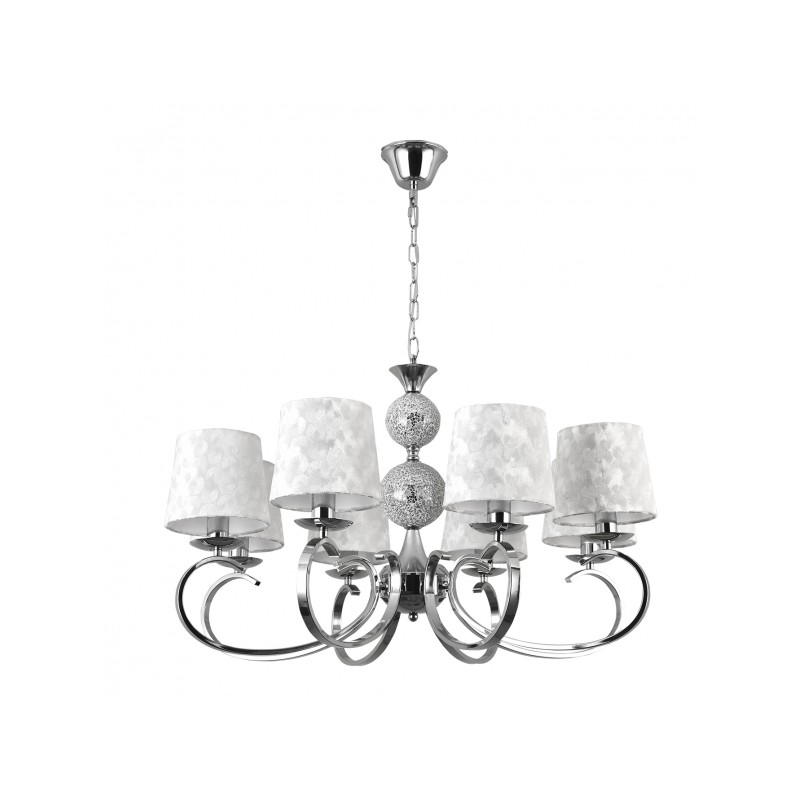 Lámpara Mendoza 8xE14 cromo Fabrilamp